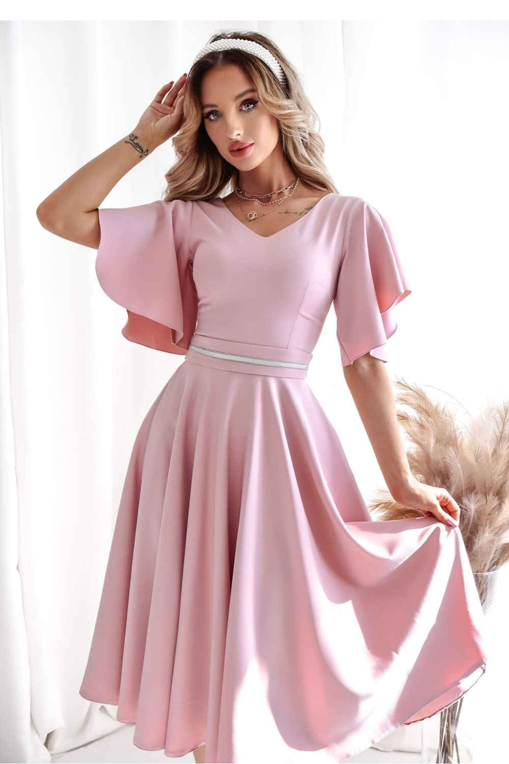 Image of Robe de cocktail rose