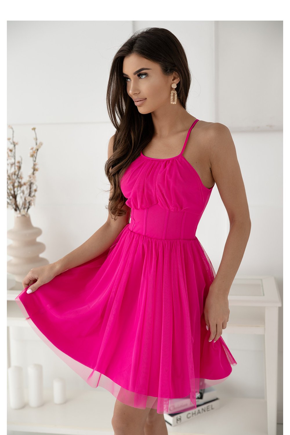 Image of Robe de cocktail rosé