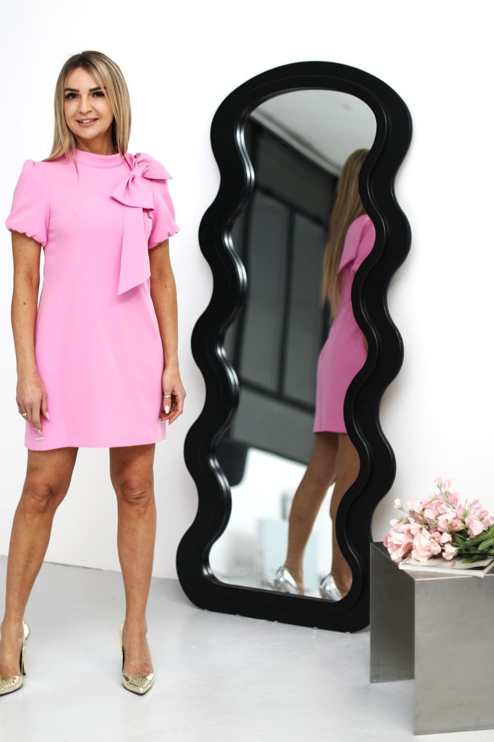 Image of Robe de cocktail rosé