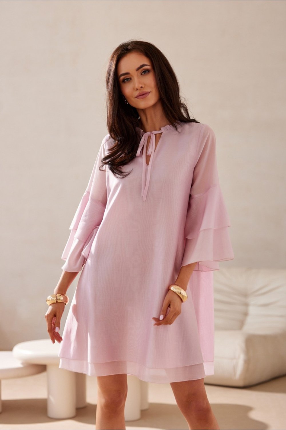 Image of Robe de cocktail rosé