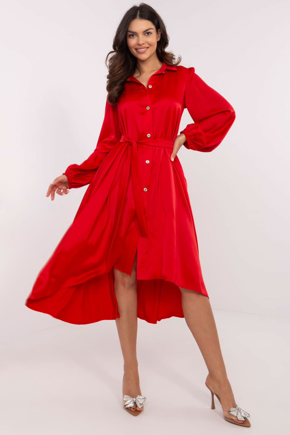 Image of Robe de cocktail rouge