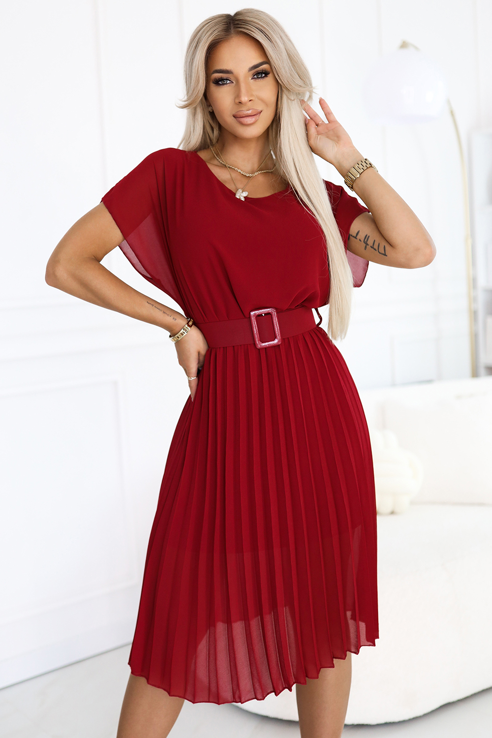 Image of Robe de cocktail rouge