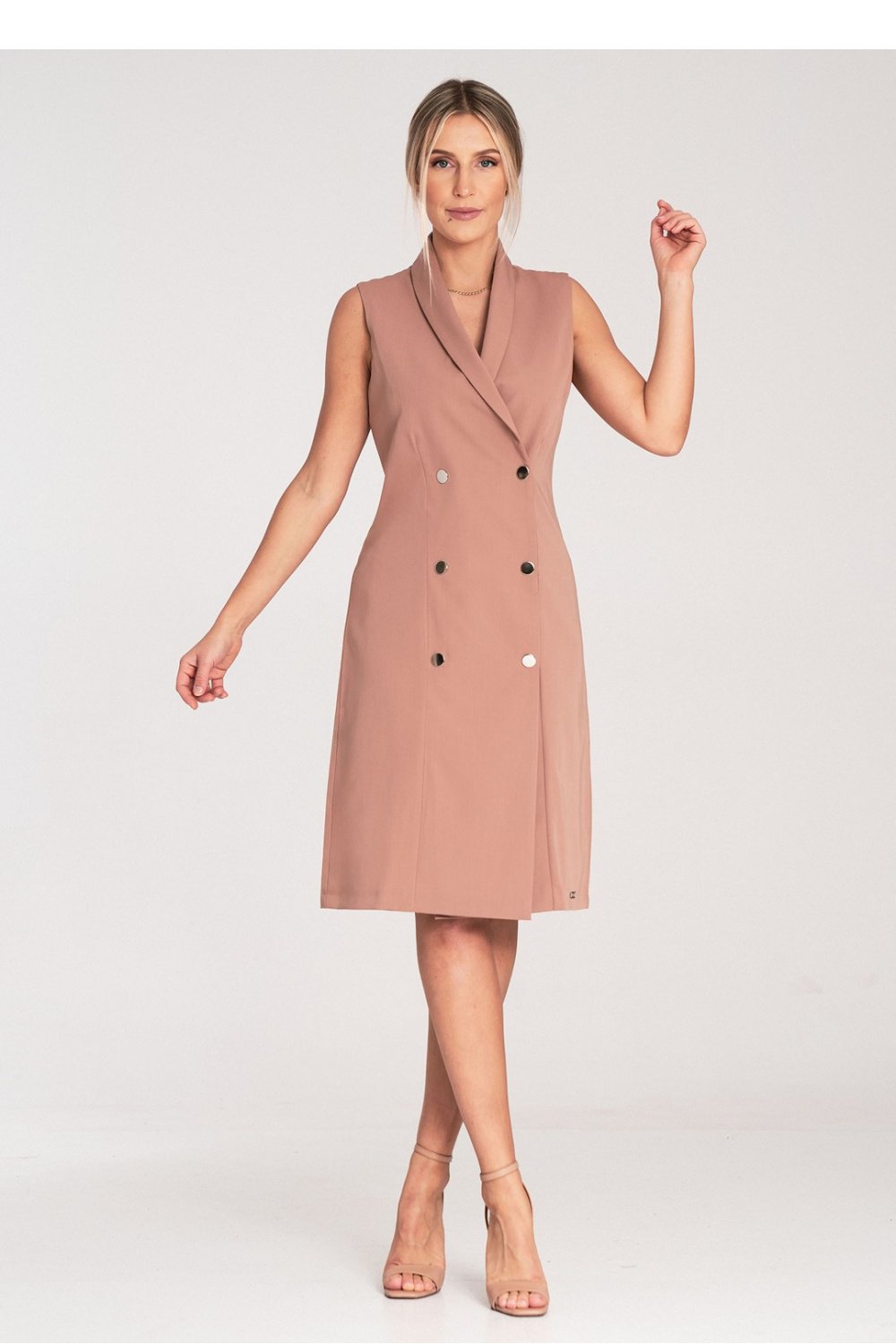 Image of Robe de jour beige