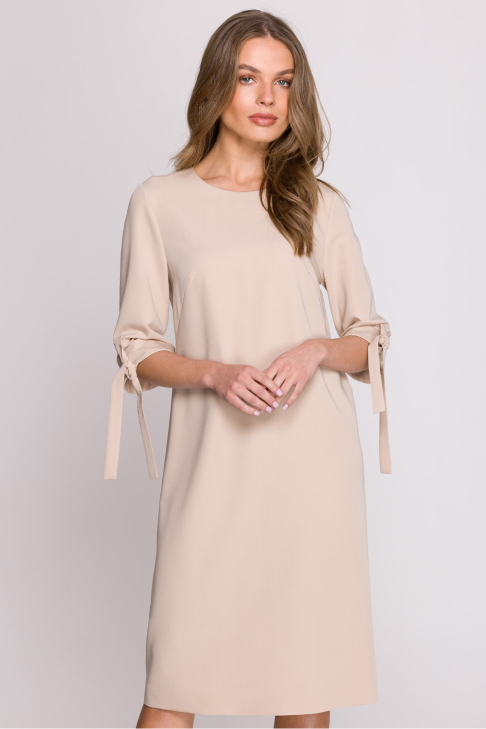 Image of Robe de jour beige