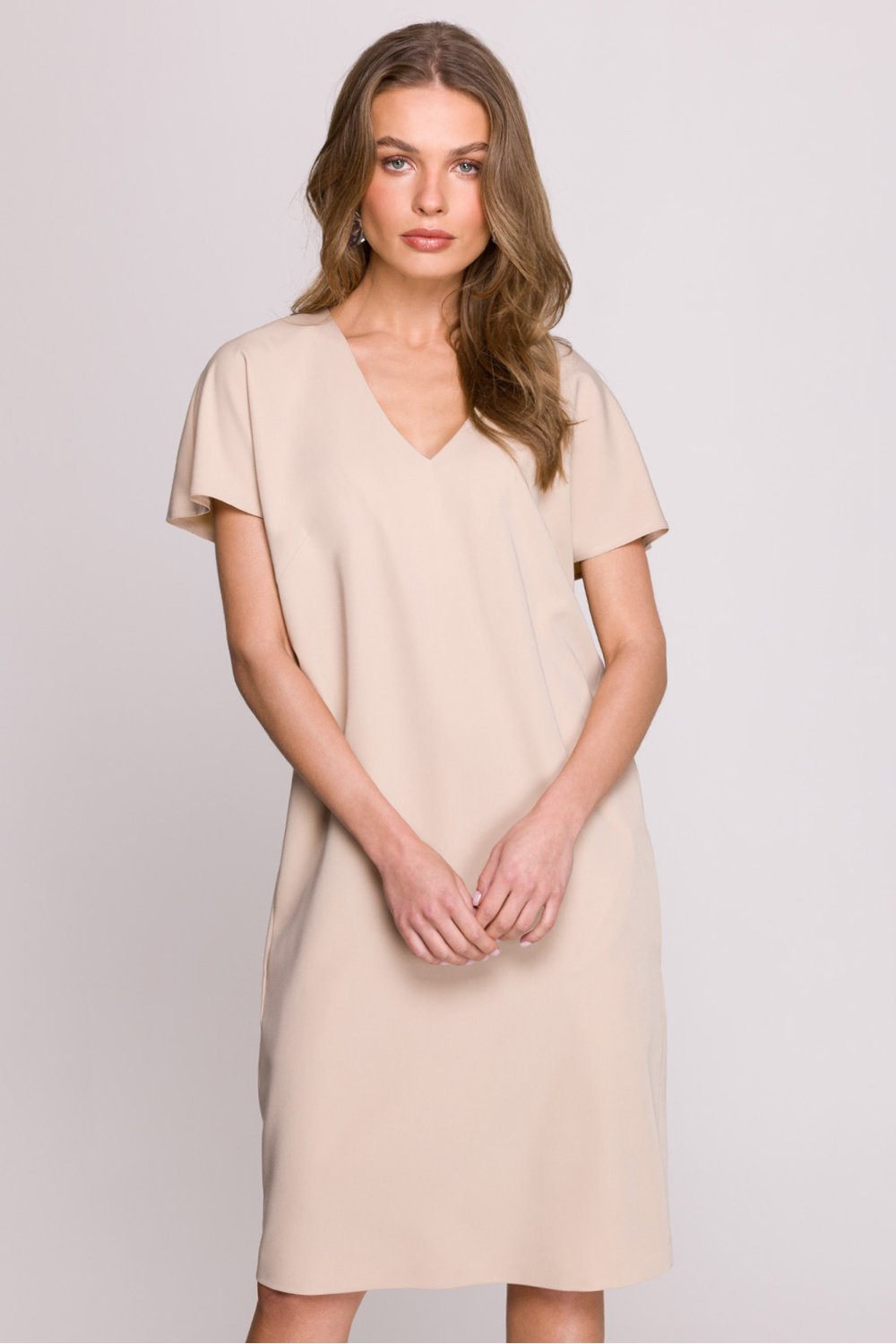 Image of Robe de jour beige