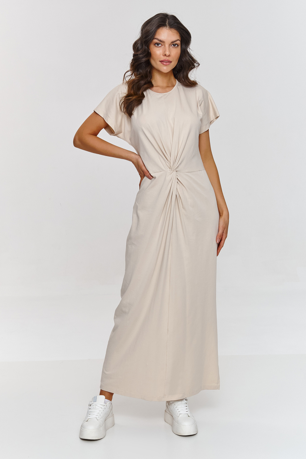 Image of Robe de jour beige