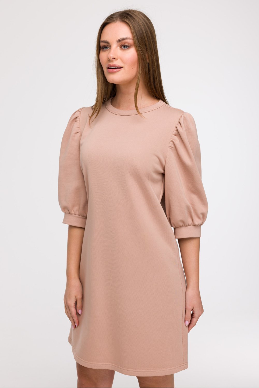 Image of Robe de jour beige
