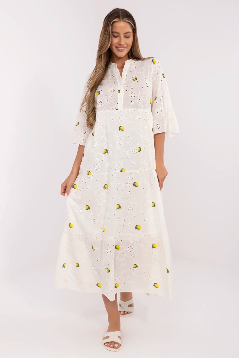 Image of Robe de jour beige