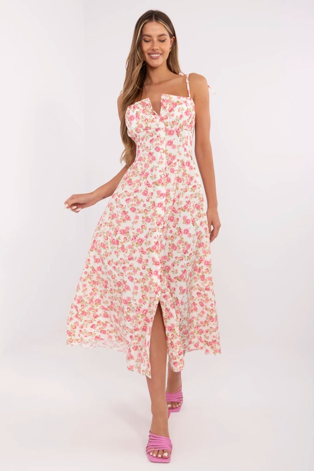 Image of Robe de jour beige