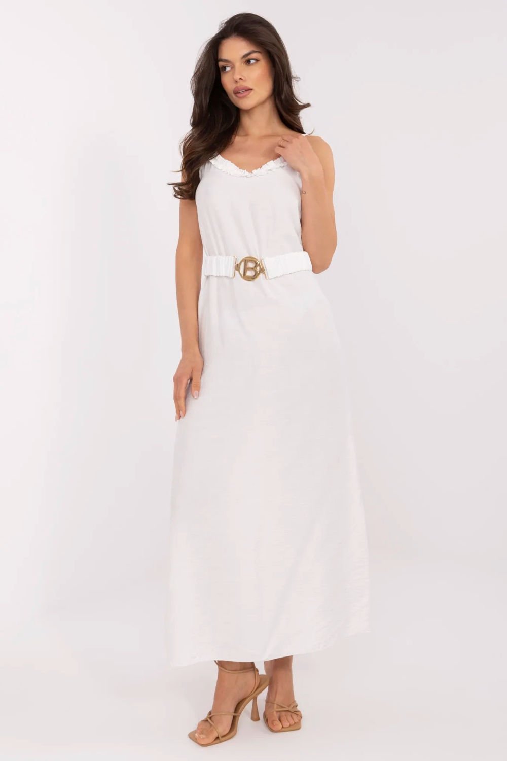 Image of Robe de jour beige