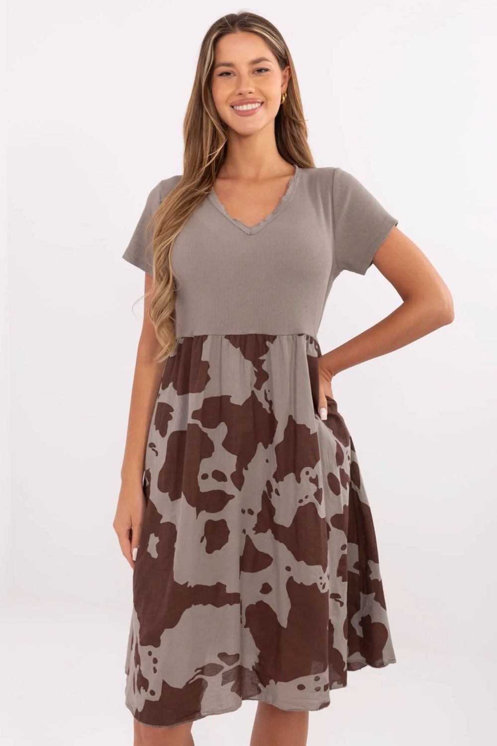 Image of Robe de jour beige