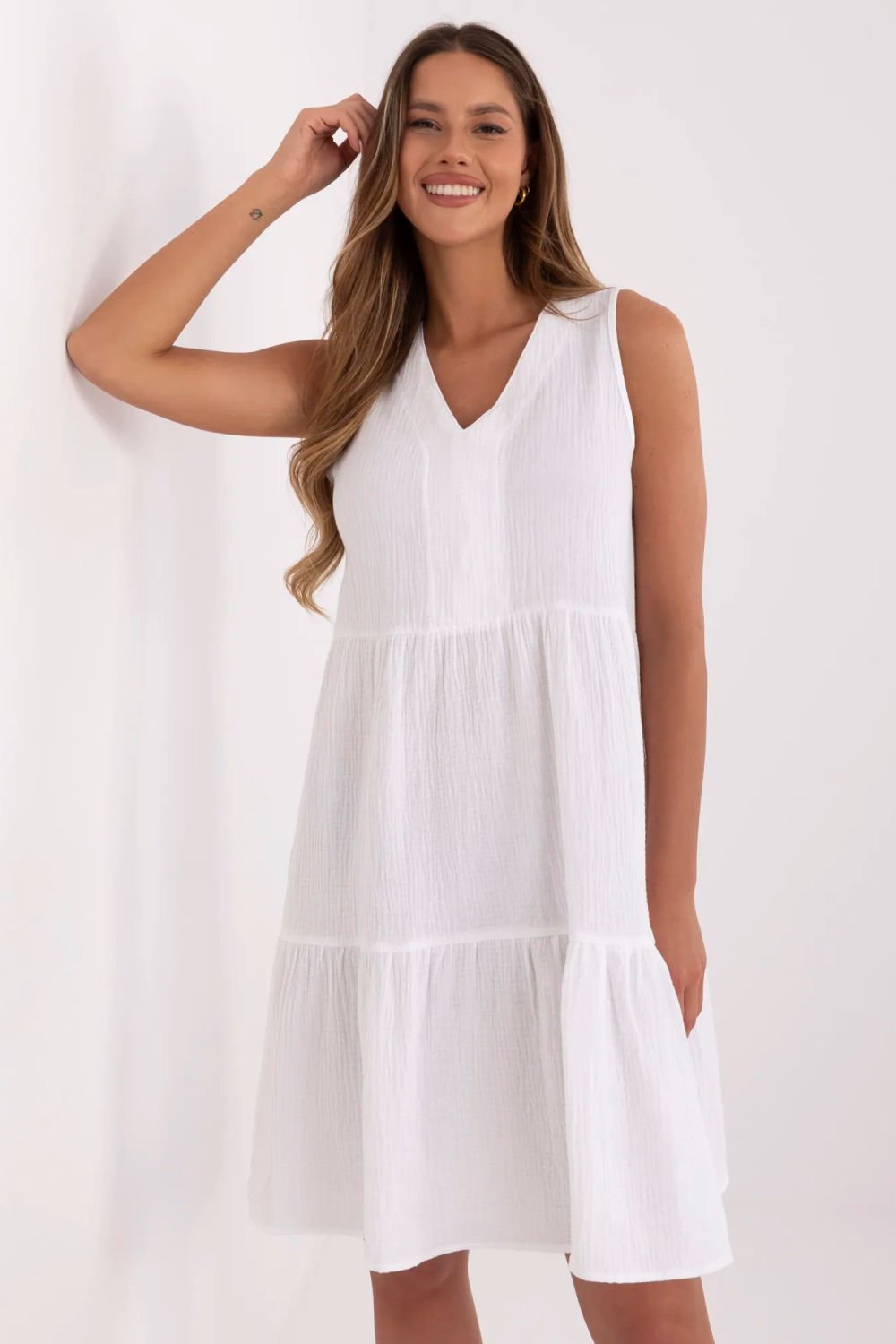 Image of Robe de jour blanche