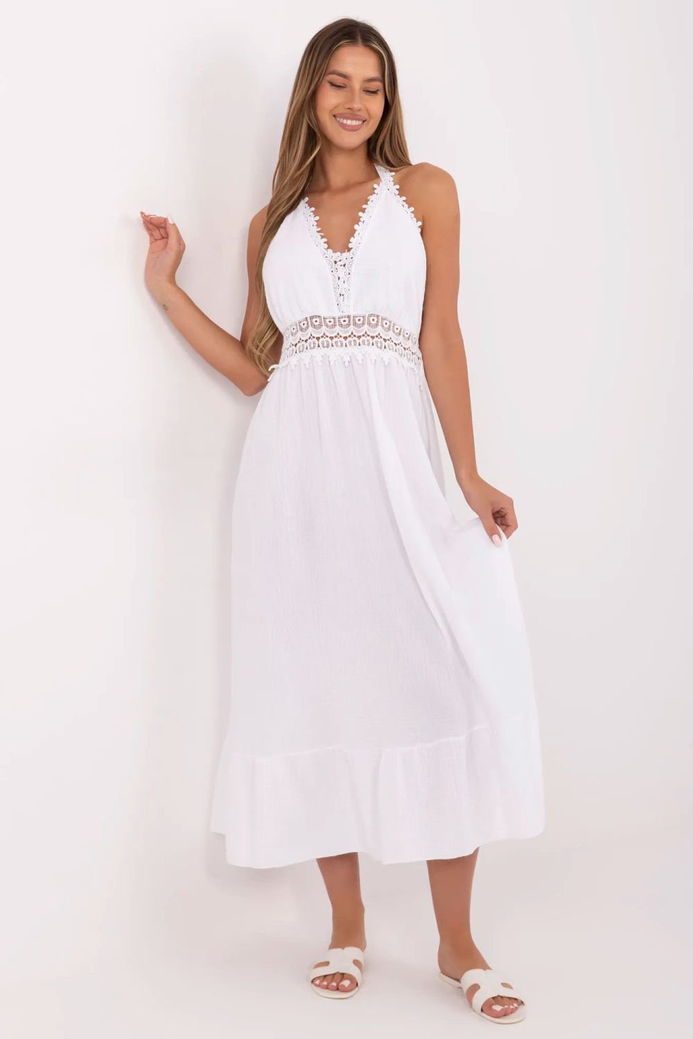 Image of Robe de jour blanche