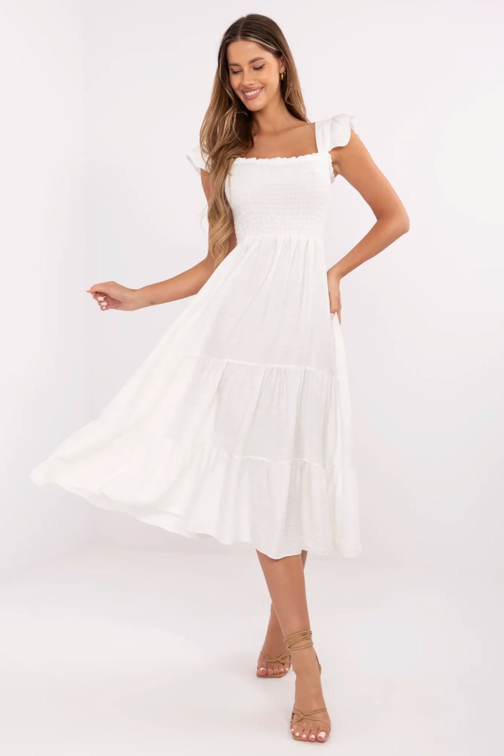 Image of Robe de jour blanche