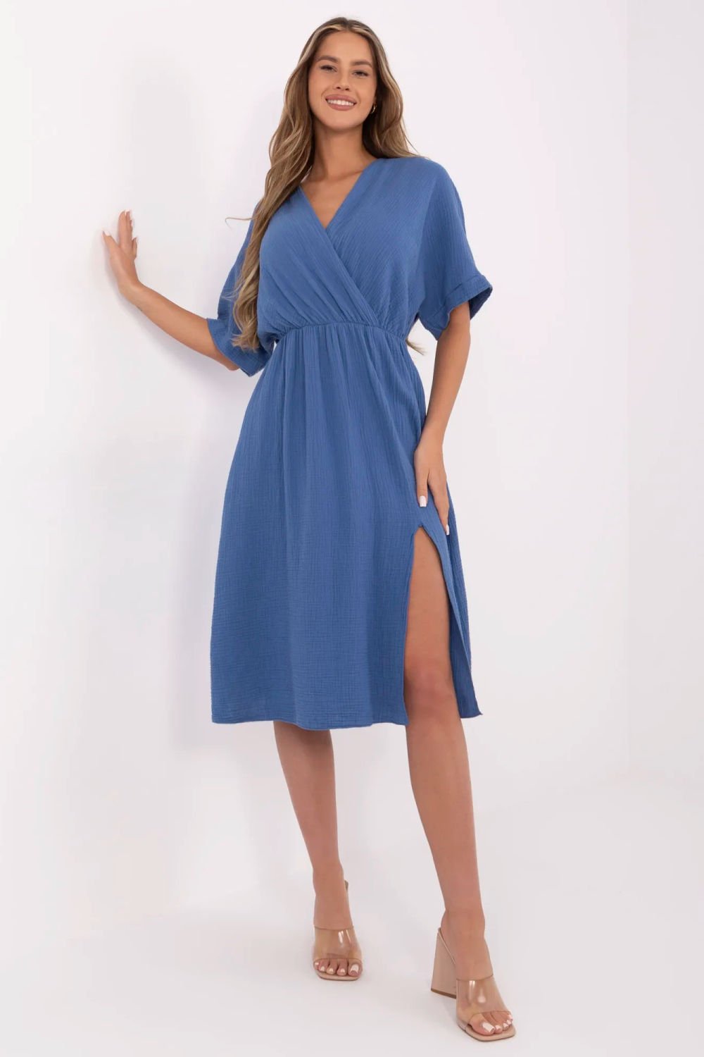 Image of Robe de jour bleue