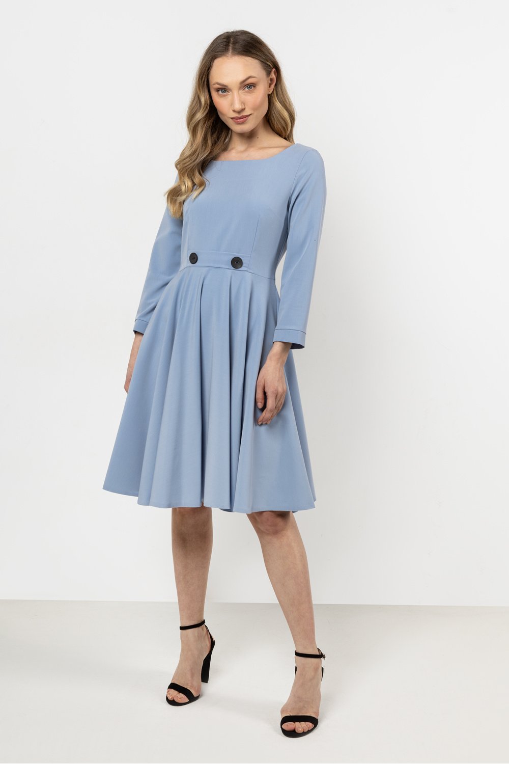 Image of Robe de jour bleue
