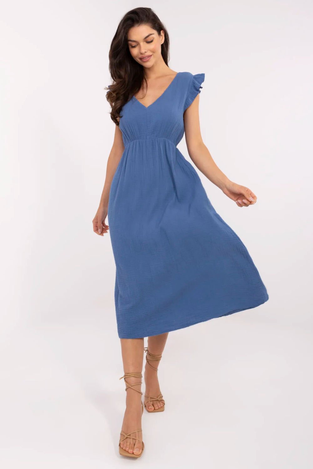 Image of Robe de jour bleue