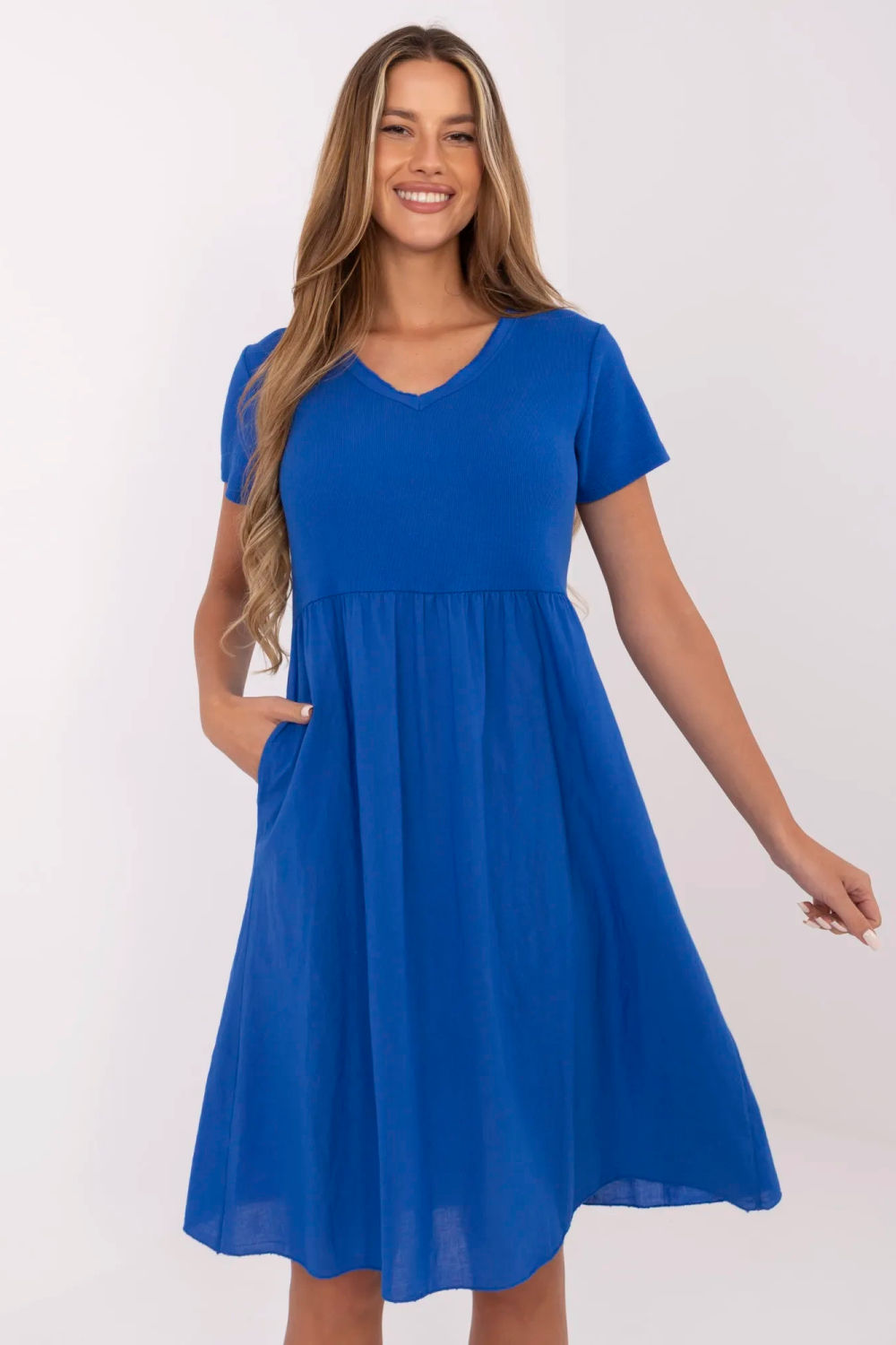 Image of Robe de jour bleue