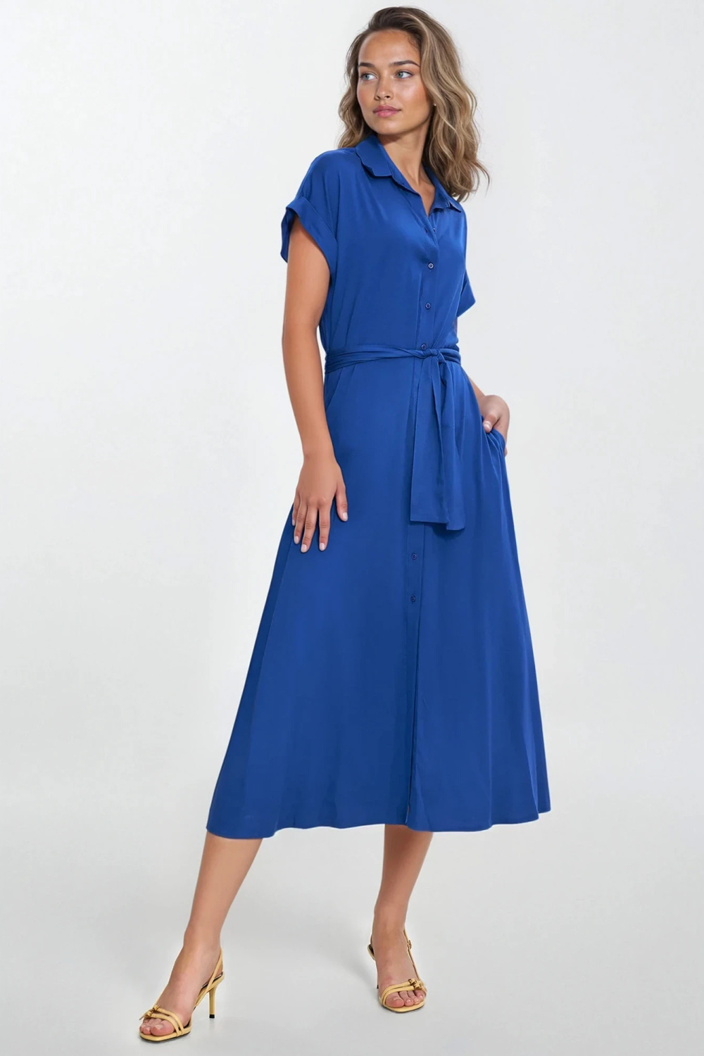 Image of Robe de jour bleue