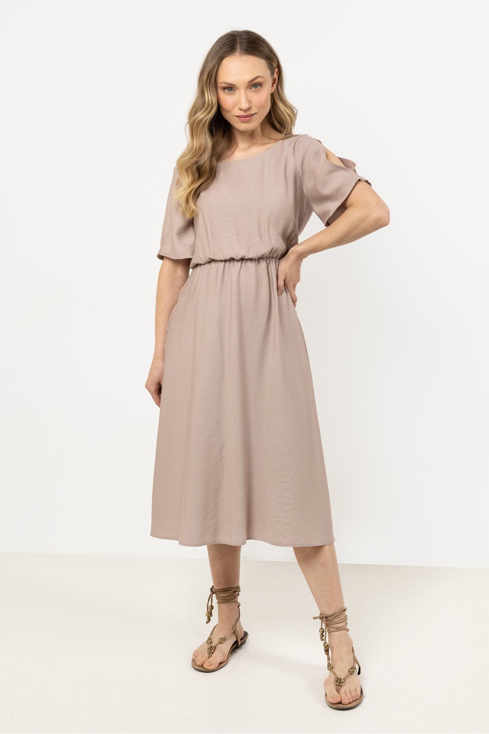 Image of Robe de jour brune