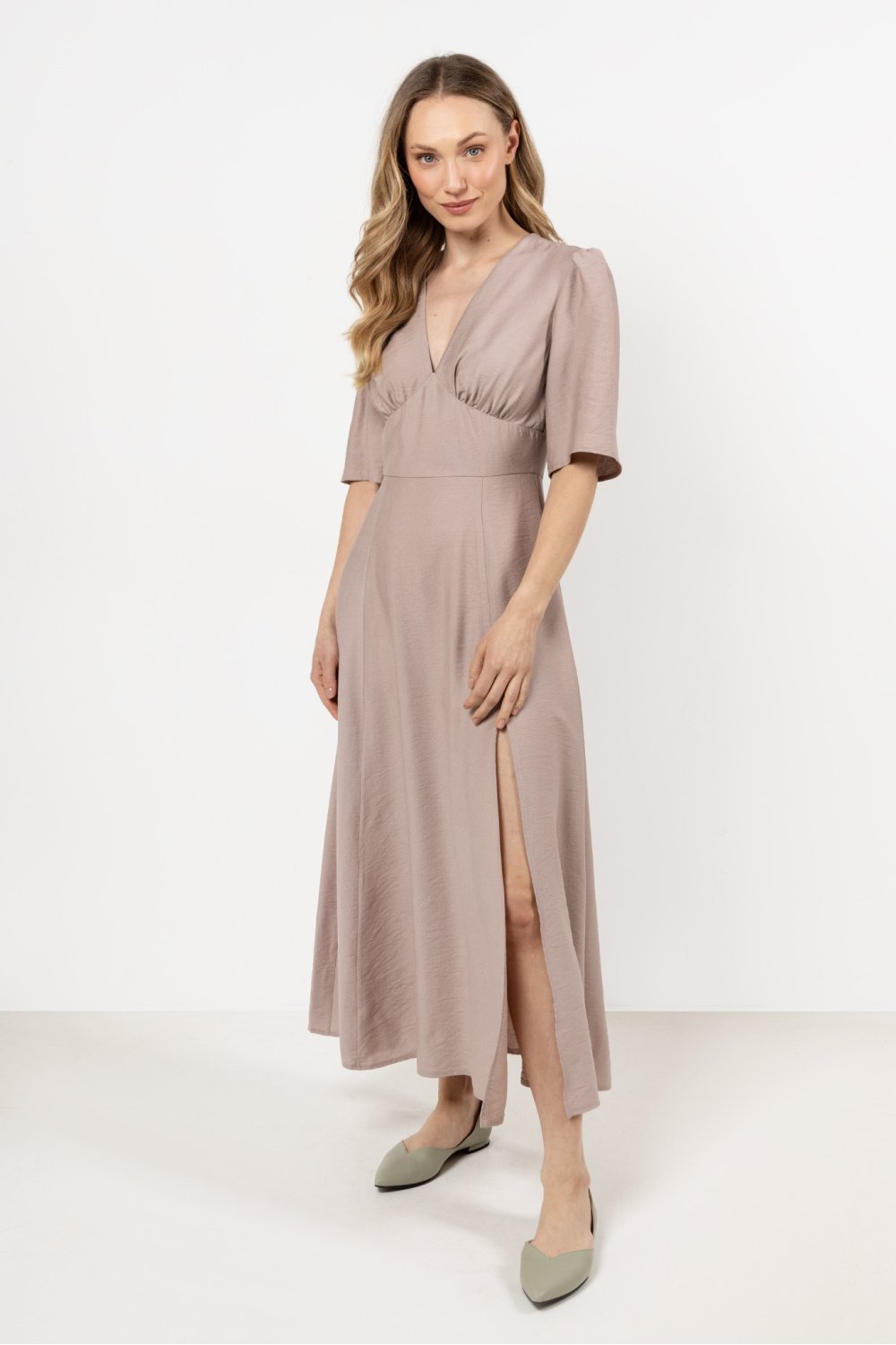 Image of Robe de jour brune