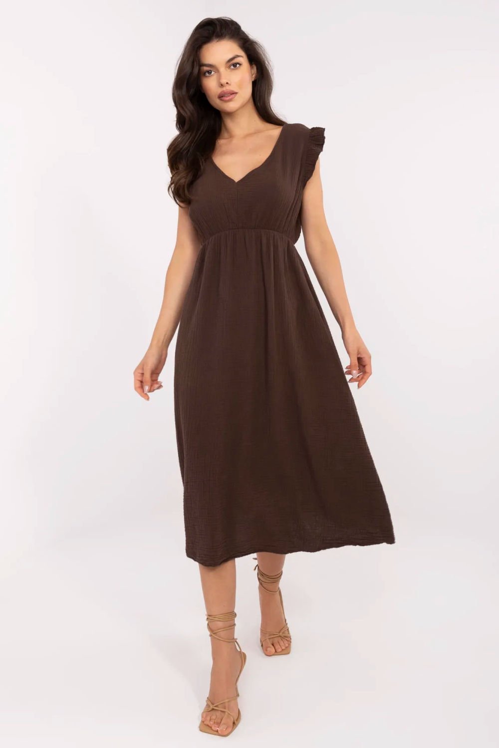 Image of Robe de jour brune