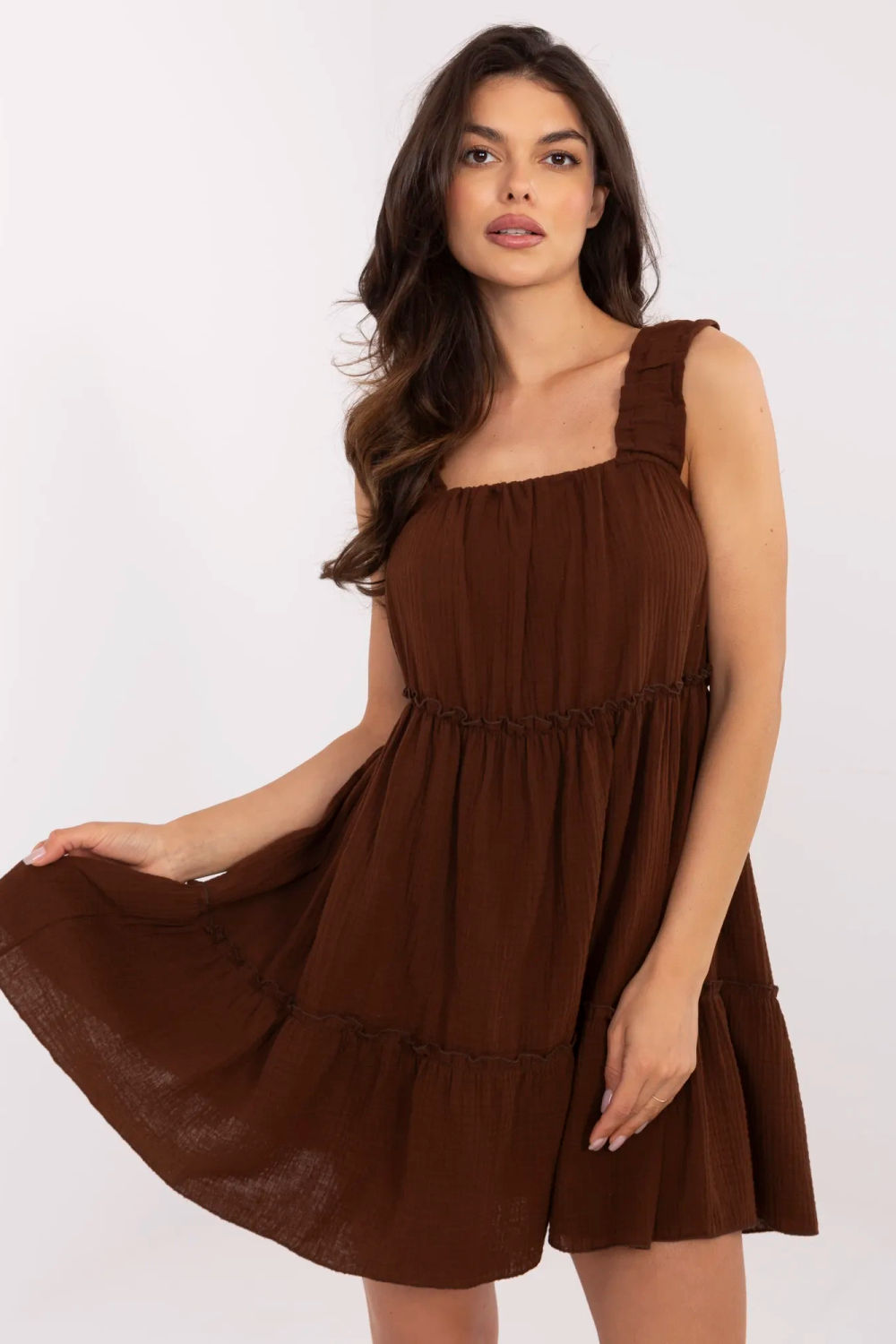 Image of Robe de jour brune