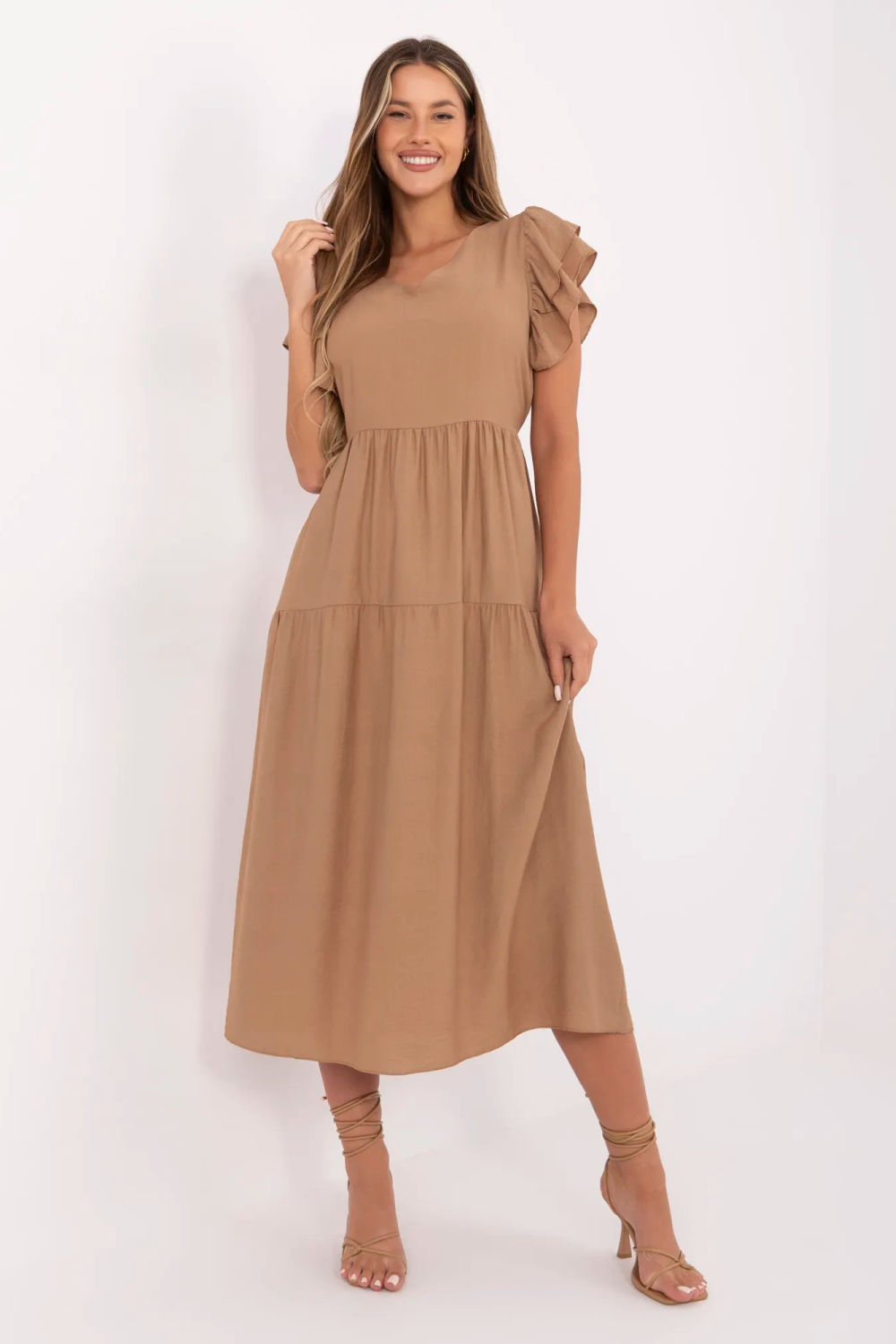 Image of Robe de jour brune