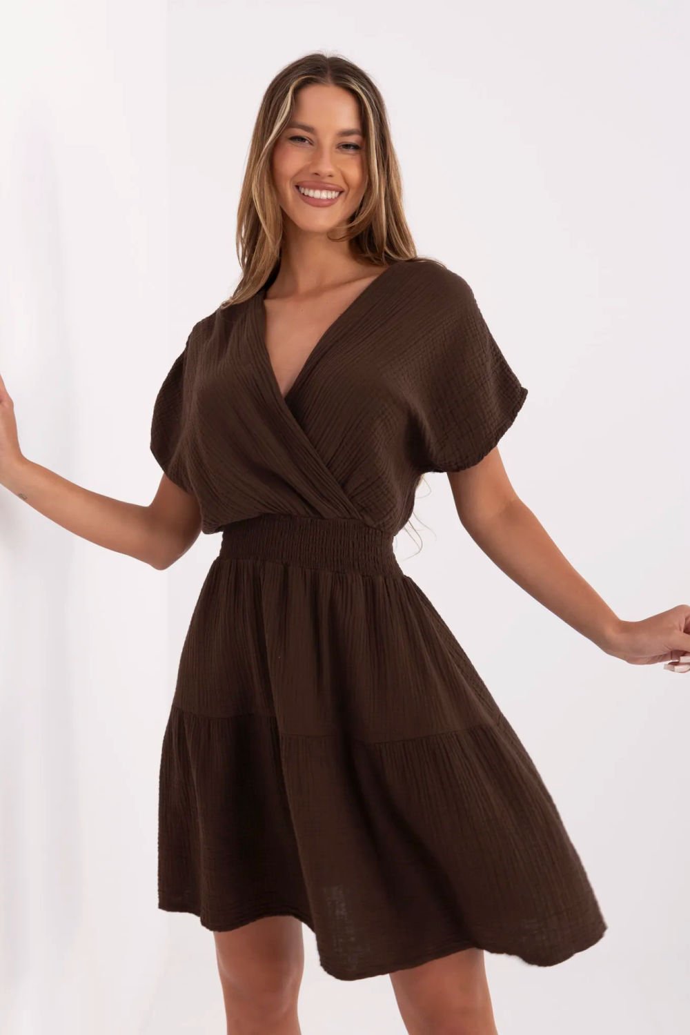 Image of Robe de jour brune