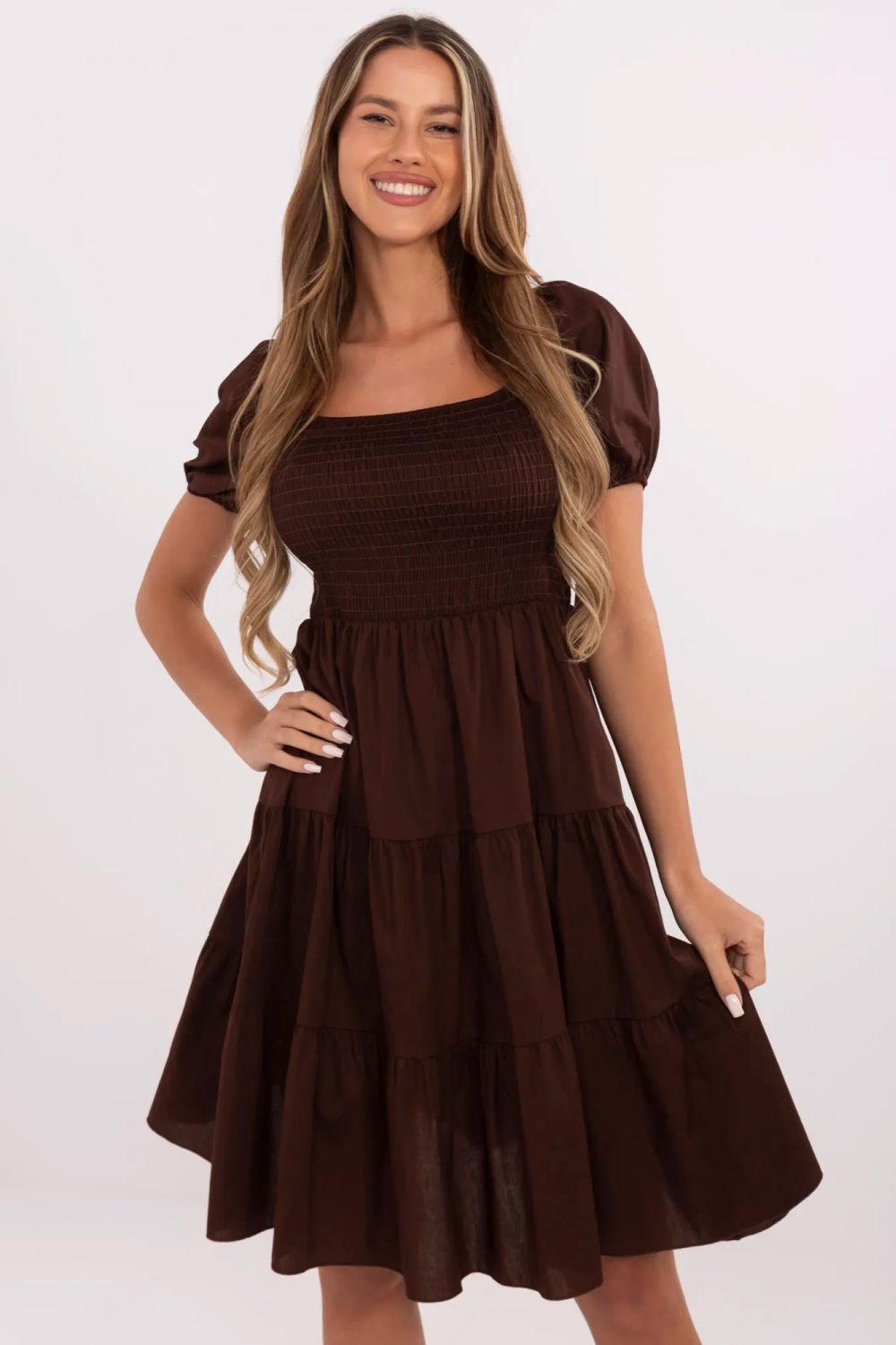 Image of Robe de jour brune
