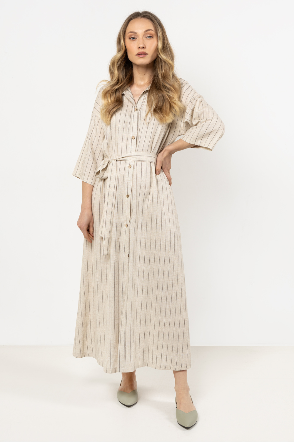 Image of Robe de jour brune