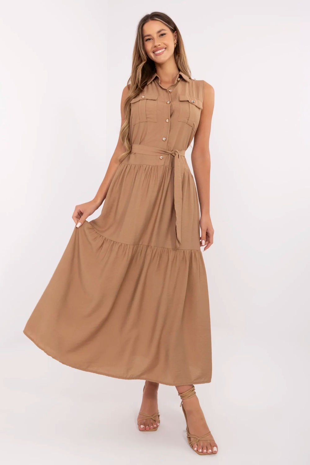 Image of Robe de jour brune