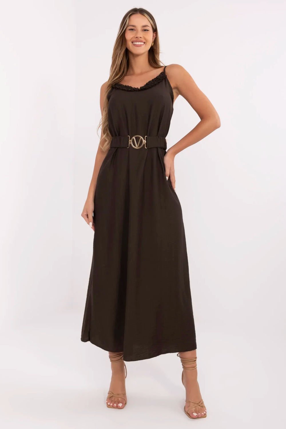 Image of Robe de jour brune