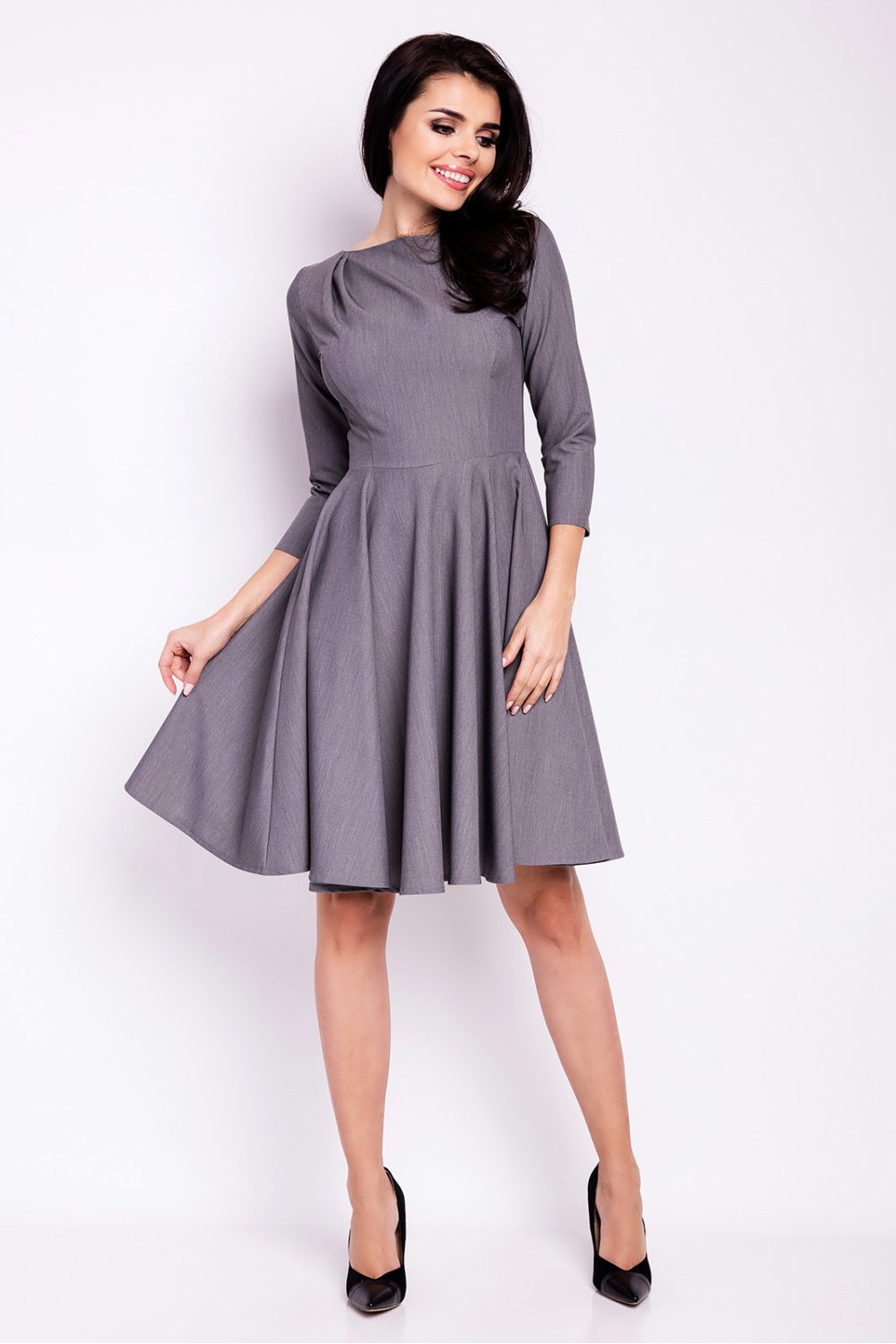 Image of Robe de jour grise