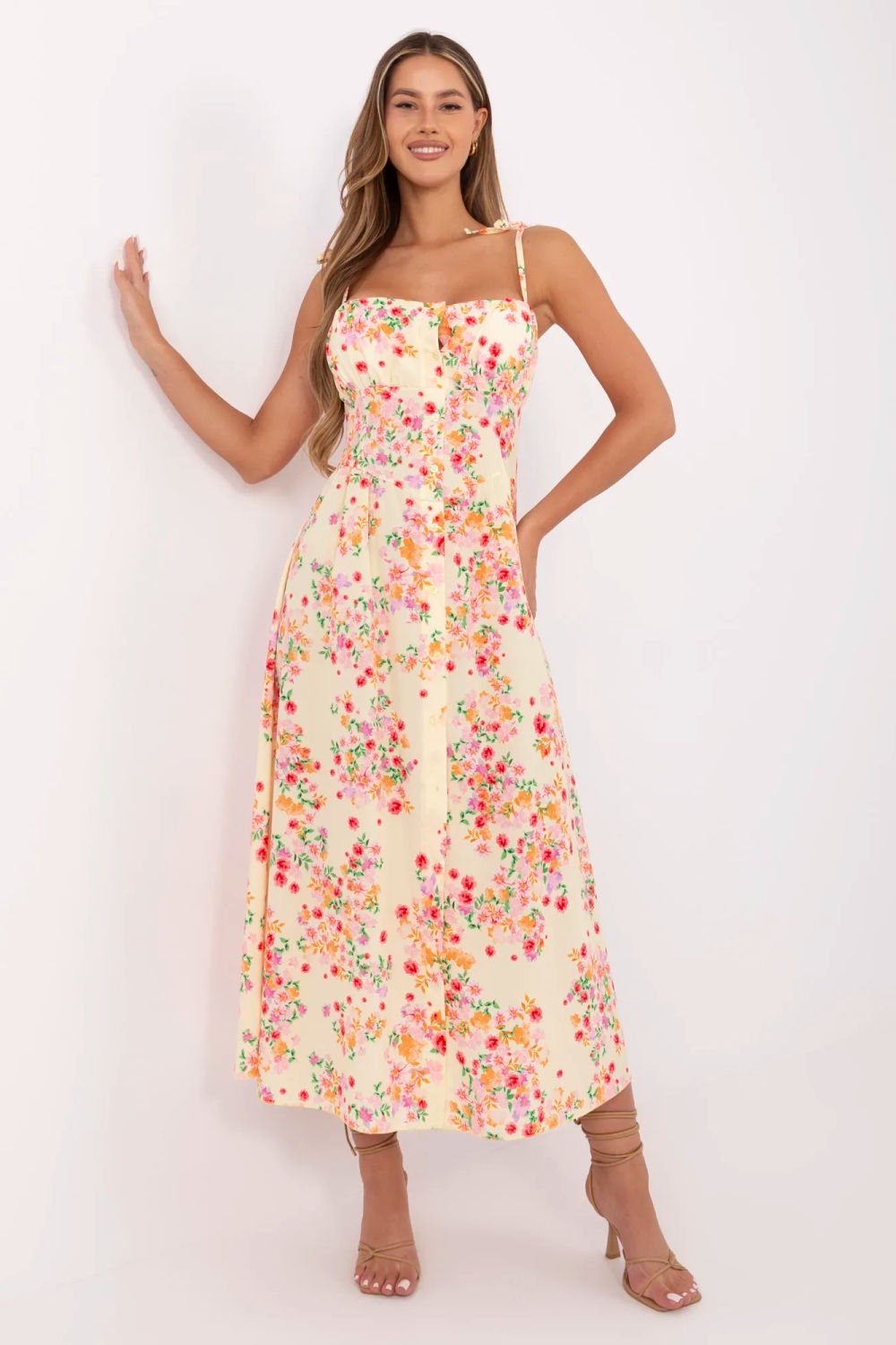 Image of Robe de jour jaune