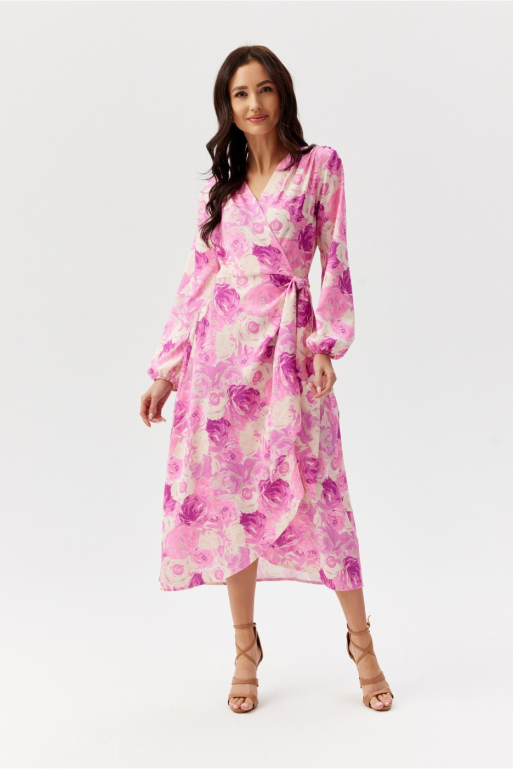 Image of Robe de jour multicolore