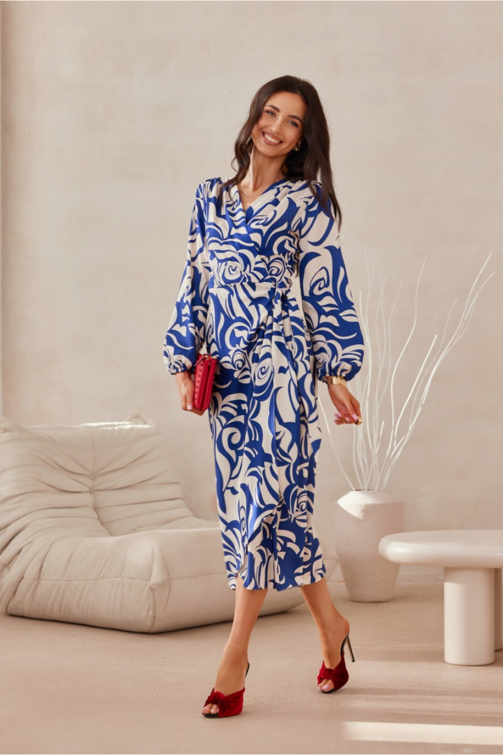 Image of Robe de jour multicouleur