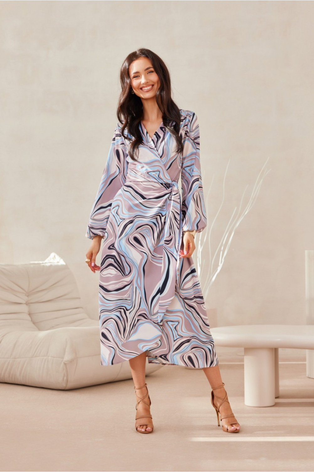 Image of Robe de jour multicouleur