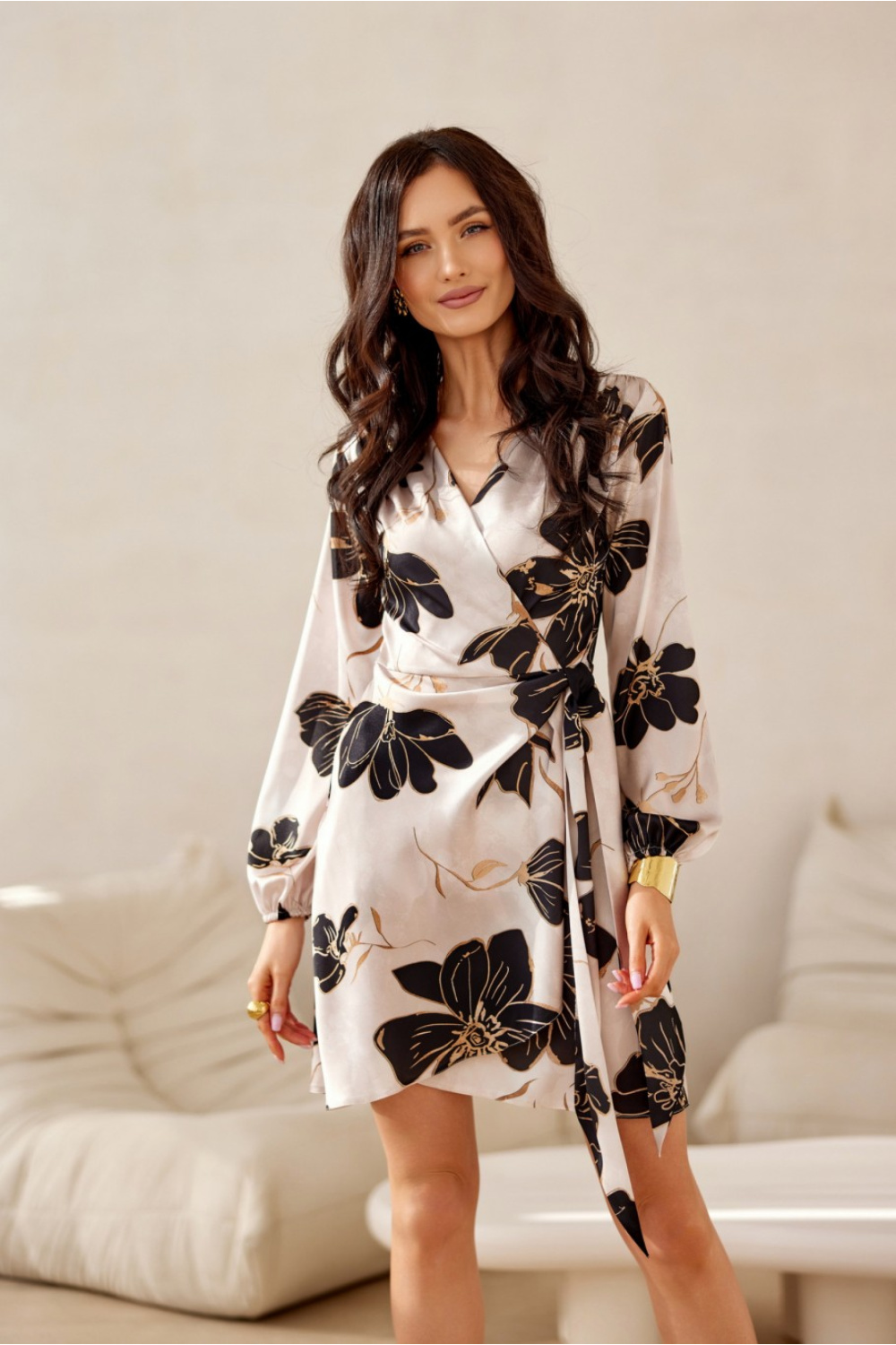 Image of Robe de jour multicouleur