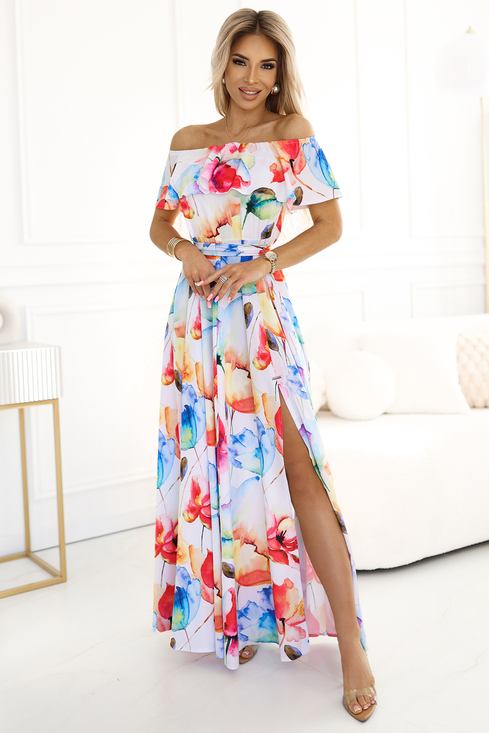 Image of Robe de jour multicouleur