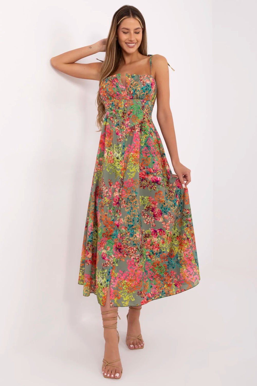 Image of Robe de jour multicouleur