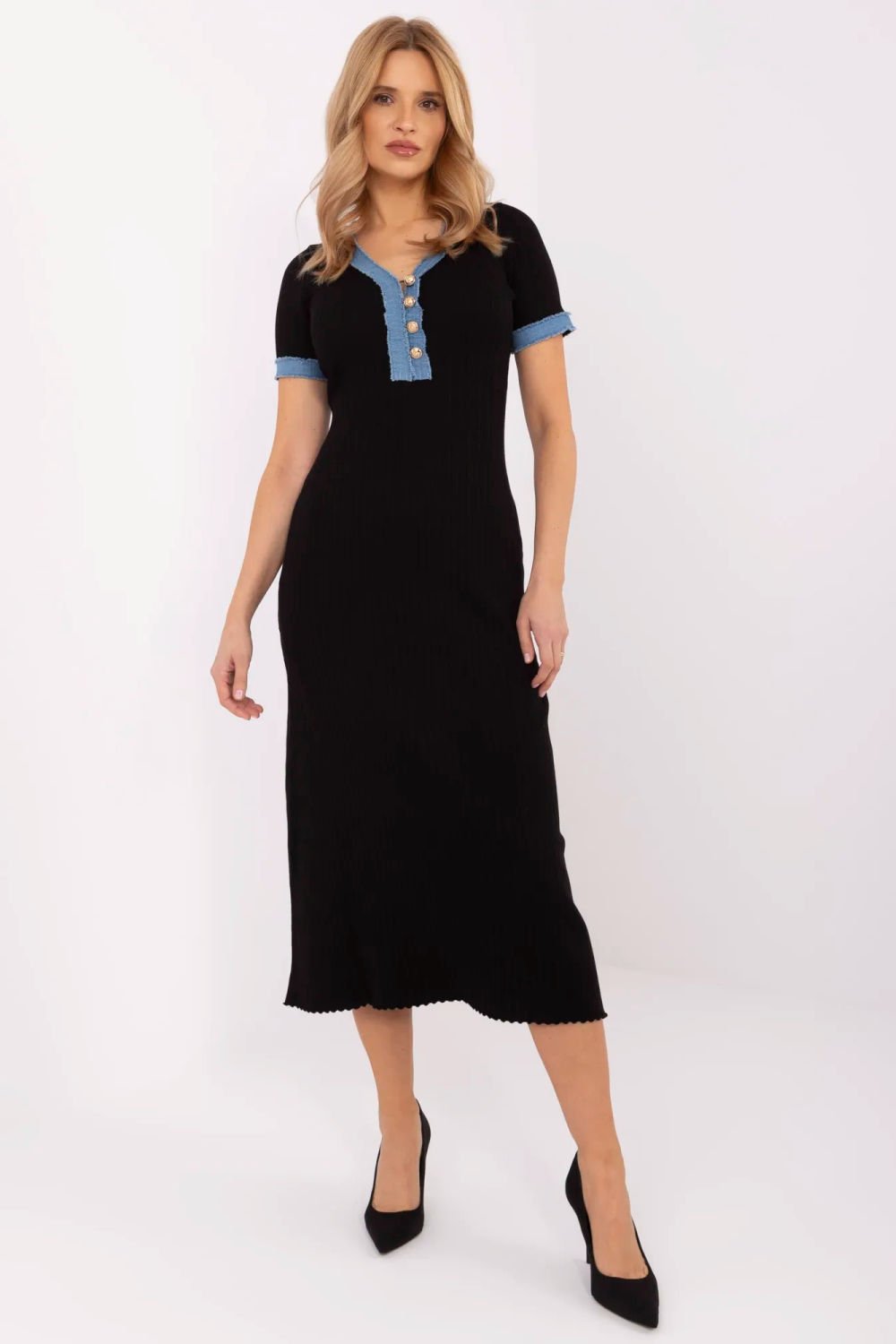 Image of Robe de jour noire