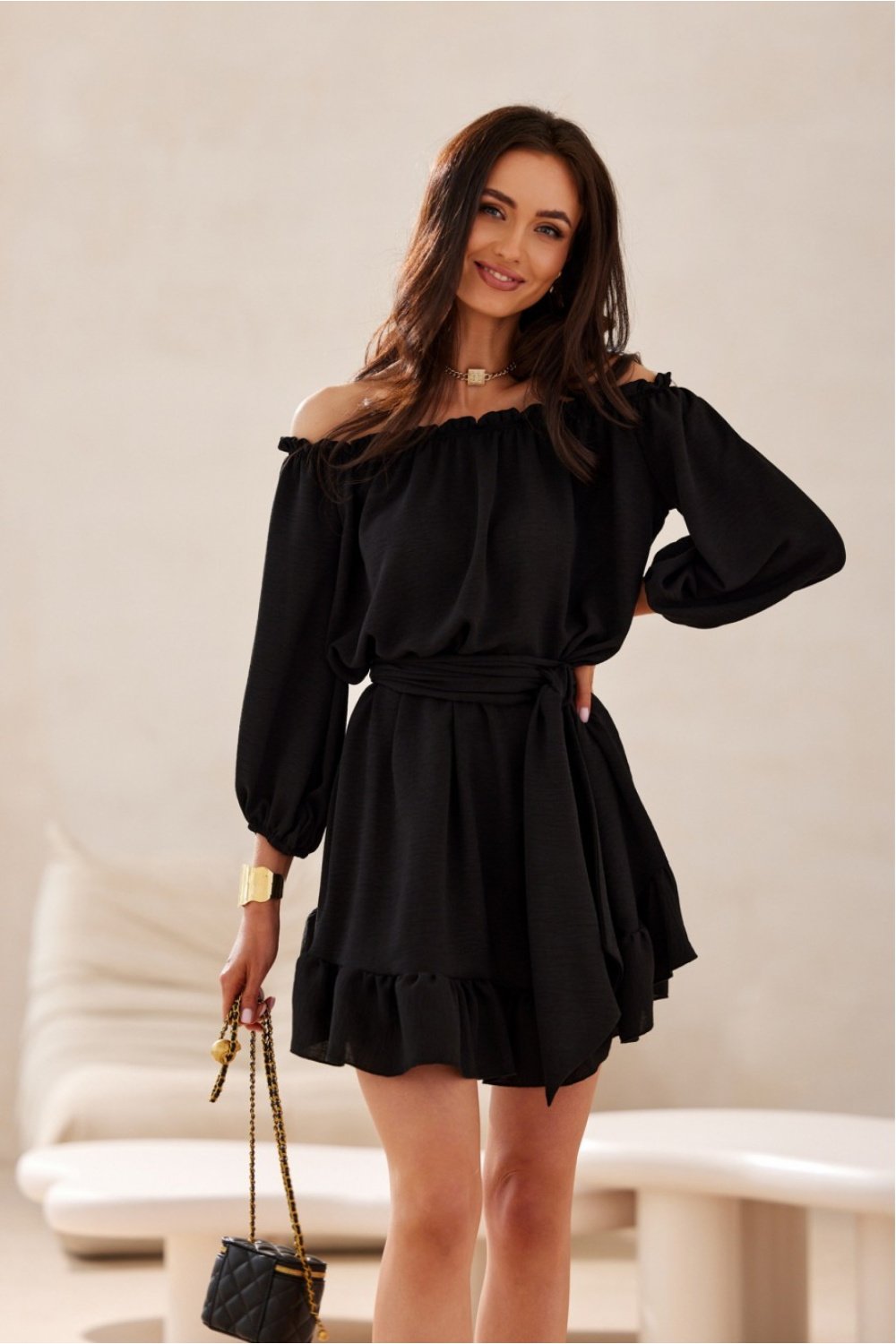 Image of Robe de jour noire
