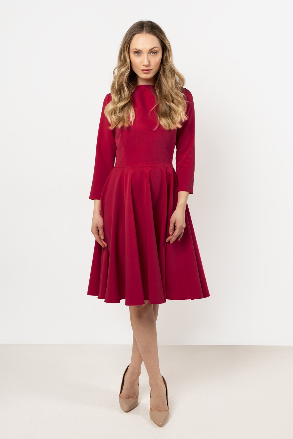 Image of Robe de jour rouge