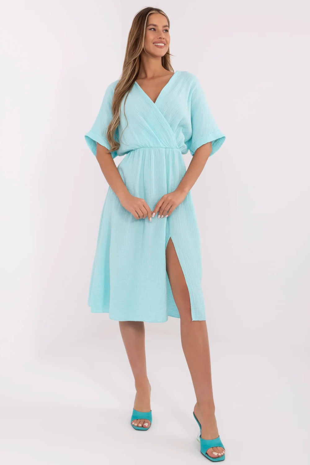 Image of Robe de jour verte