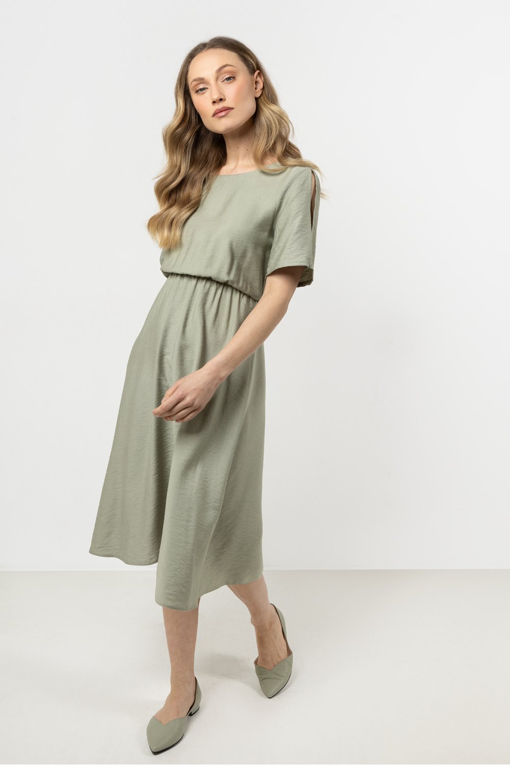 Image of Robe de jour verte