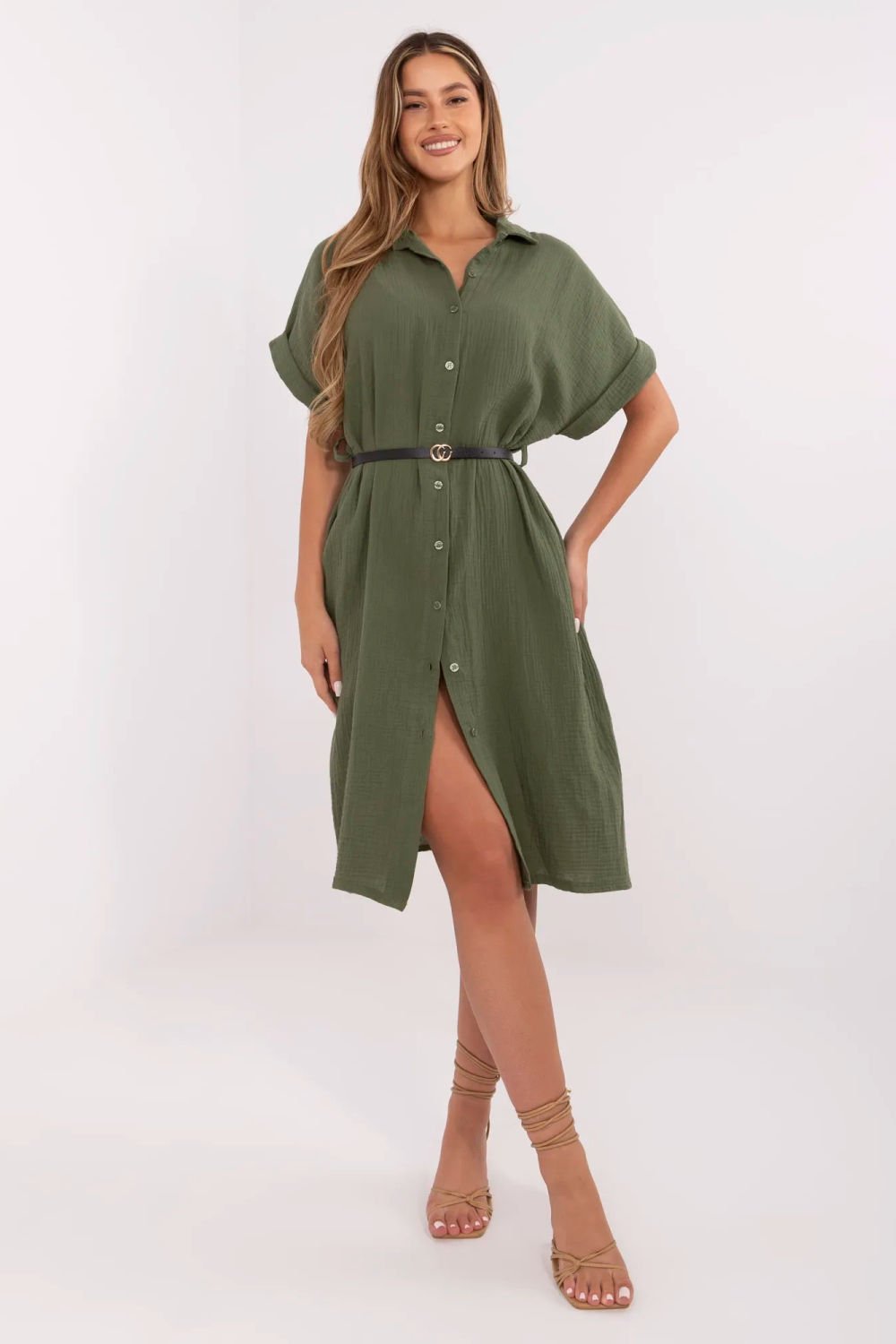 Image of Robe de jour verte
