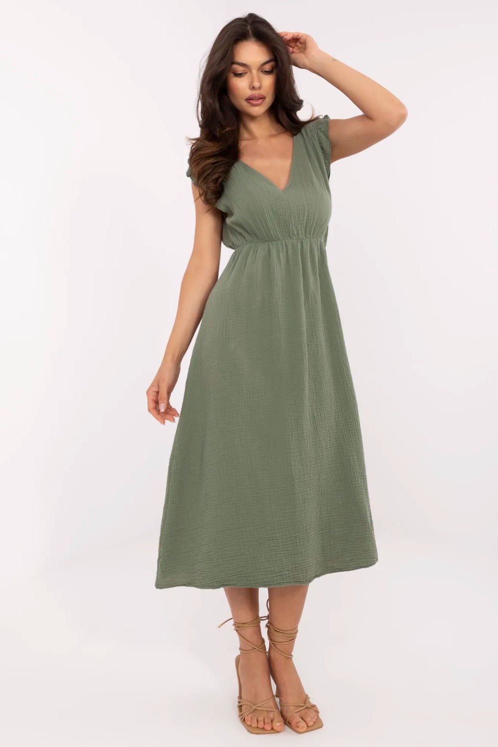 Image of Robe de jour verte