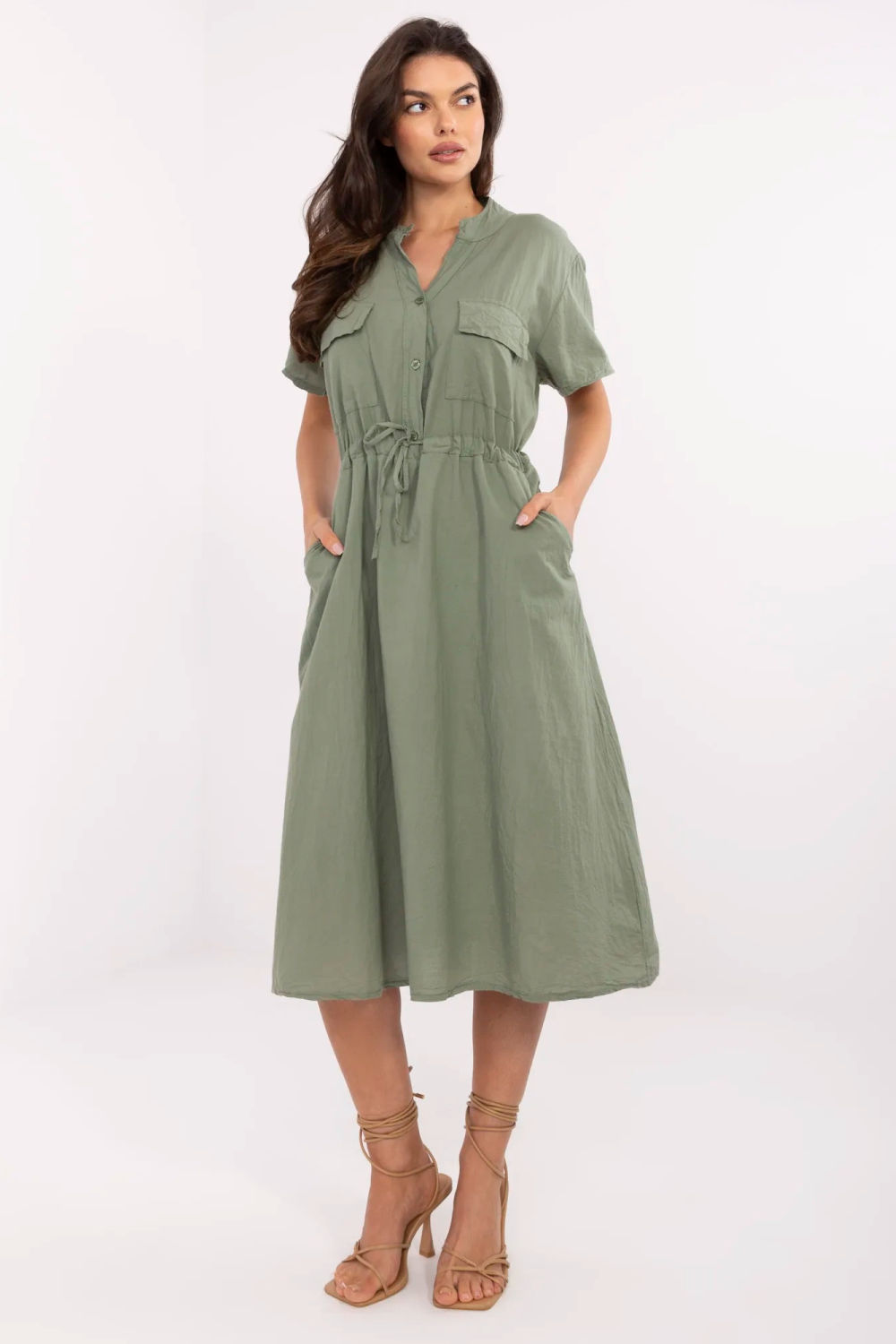 Image of Robe de jour verte