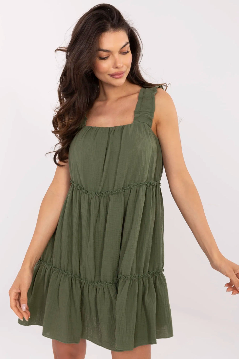 Image of Robe de jour verte